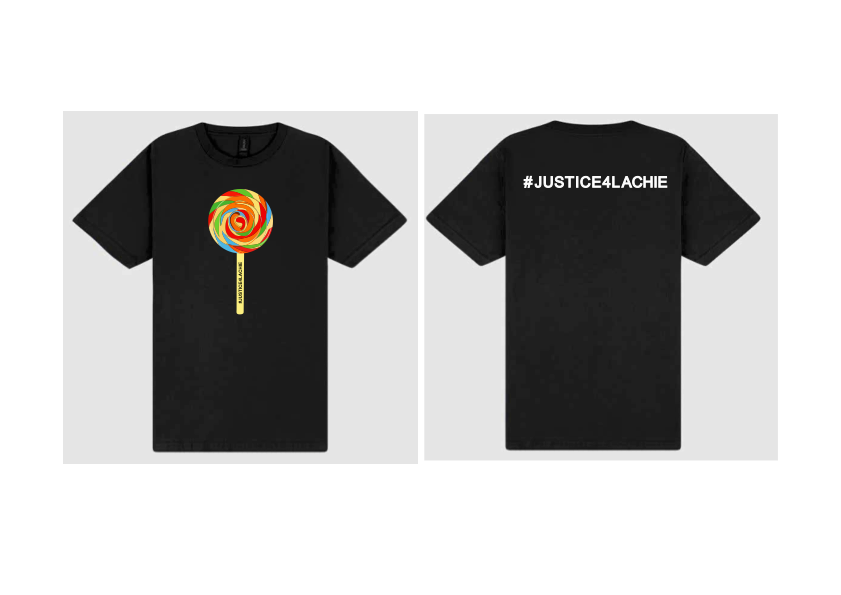 Lachie Big Lollipop T-Shirt #Justice4Lachie