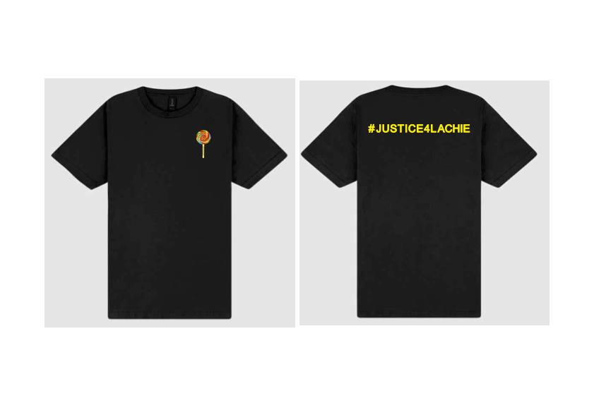 Lachie Little Lollipop T-Shirt #Justice4Lachie